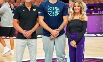 珍妮佩林卡探营东契奇训练 卢卡:只要健康就会为国出战